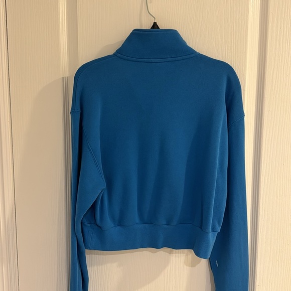 Aritzia TNA Airy Quarter Zip Sweatshirt Size Small - Picture 2 of 4